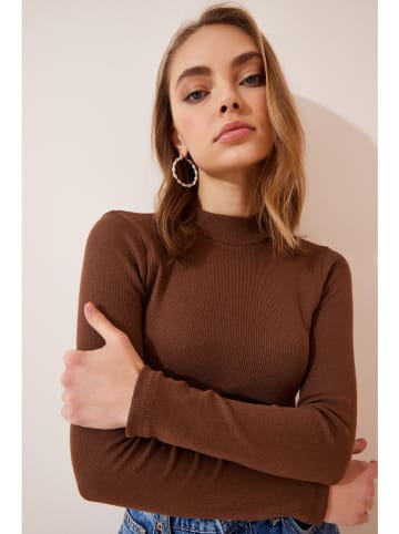 Happiness Istanbul Longsleeve in Braun