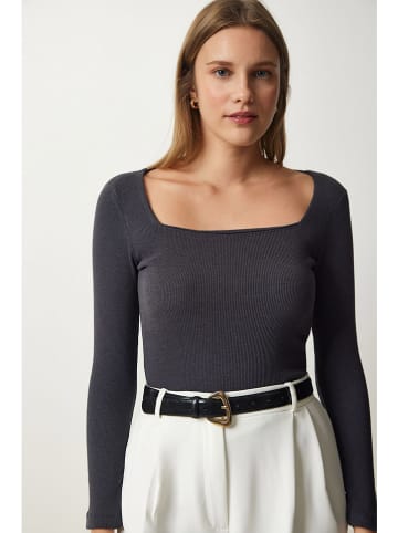 Happiness Istanbul Koszulka w kolorze ciemnoszarym