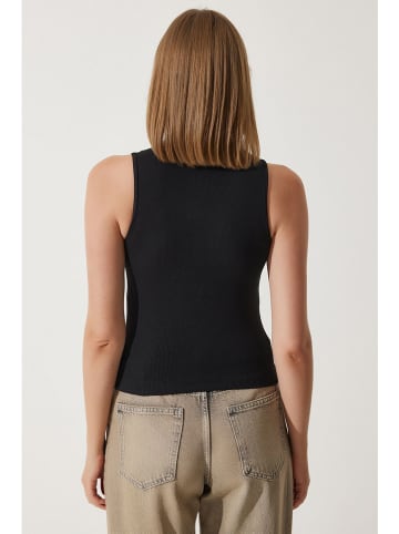 Happiness Istanbul 2er-Set: Tops "Happiness Istanbul" in Schwarz/ Weiß