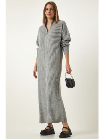 Happiness Istanbul Kleid in Grau