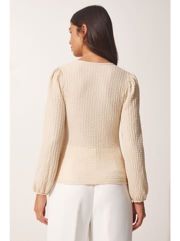 Happiness Istanbul Koszulka w kolorze beżowym