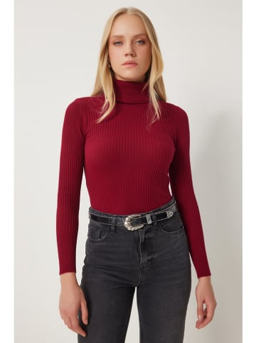 Happiness Istanbul Rollkragenpullover in Rot