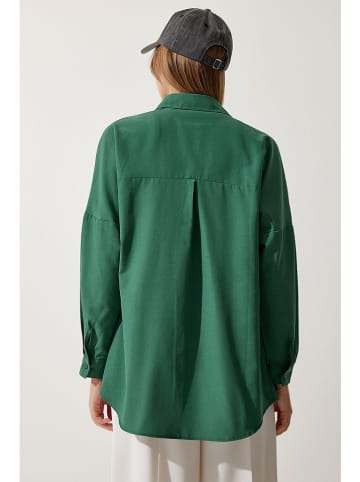 Happiness Istanbul Blouse donkergroen
