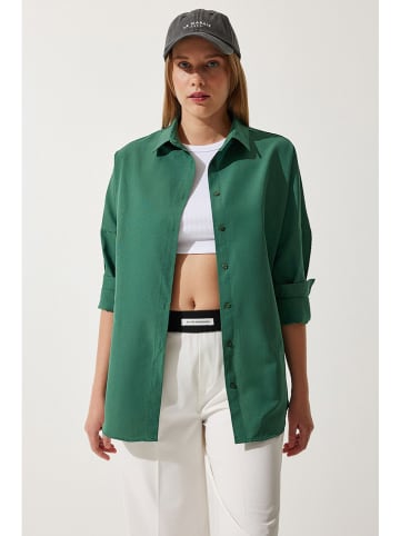 Happiness Istanbul Hemd in Dunkelgrün