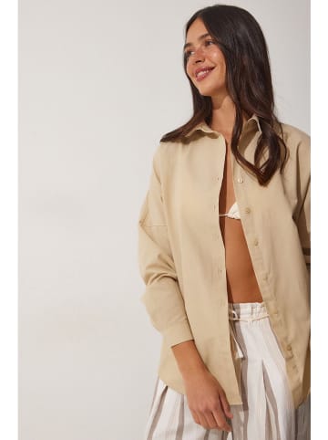 Happiness Istanbul Bluse "Happiness Istanbul" in Beige