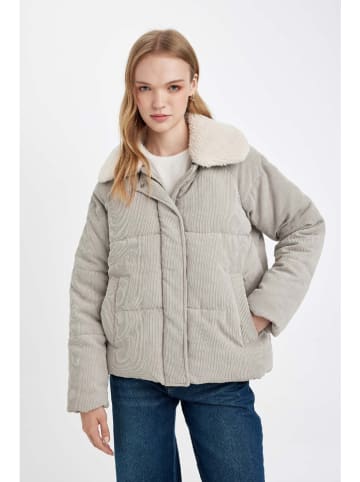 DeFacto Kurtka zimowa w kolorze szarym