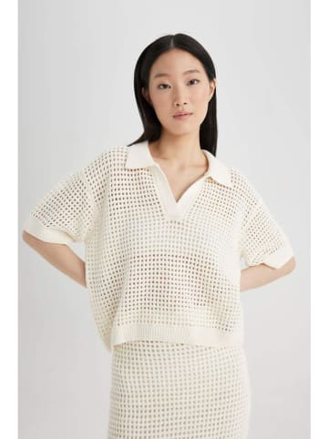 DeFacto Sweter w kolorze kremowym