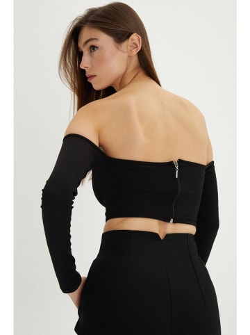 Cool and sexy Longsleeve in Schwarz