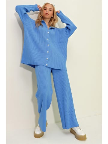 Trend Alacati 2-delige outfit lichtblauw