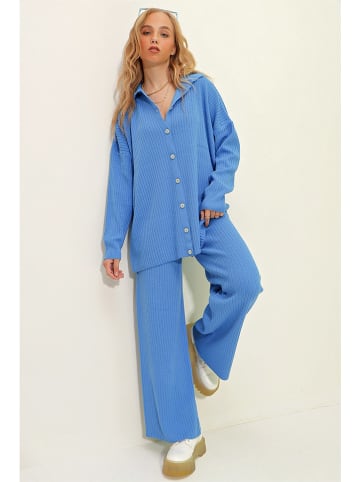 Trend Alacati 2-delige outfit lichtblauw