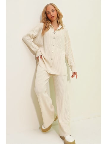 Trend Alacati 2tlg. Outfit in Creme