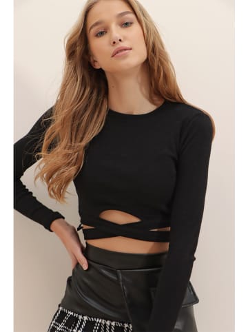 Trend Alacati Longsleeves in Schwarz