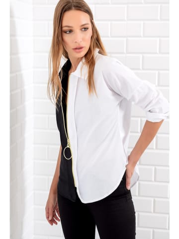 Trend Alacati Bluzka w kolorze czarno-białym