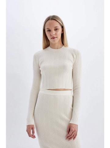 DeFacto Pullover in Weiß