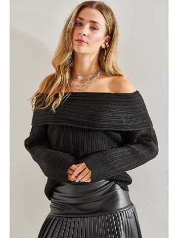Bianco Lucci Pullover in Schwarz