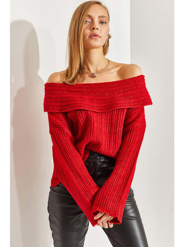 Bianco Lucci Pullover in Rot