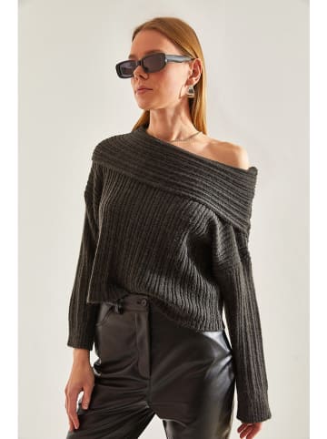 Bianco Lucci Pullover in Schwarz
