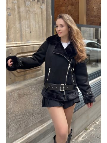 Bianco Lucci Übergangsjacke in Schwarz