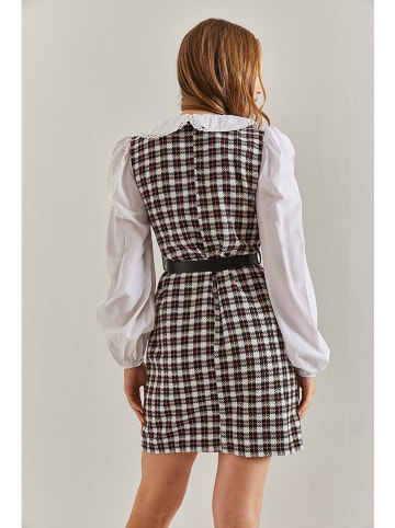 Bianco Lucci Kleid in Schwarz/ Weiß