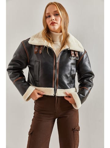 Bianco Lucci Übergangsjacke in Schwarz