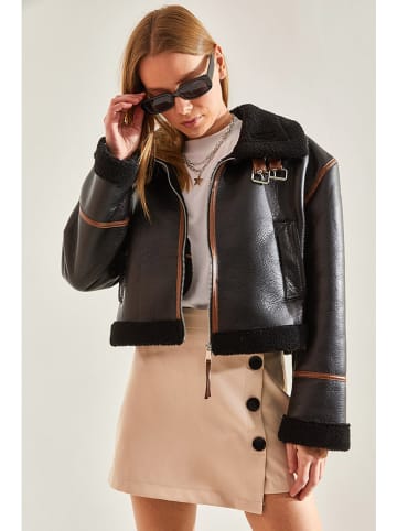 Bianco Lucci Übergangsjacke in Schwarz