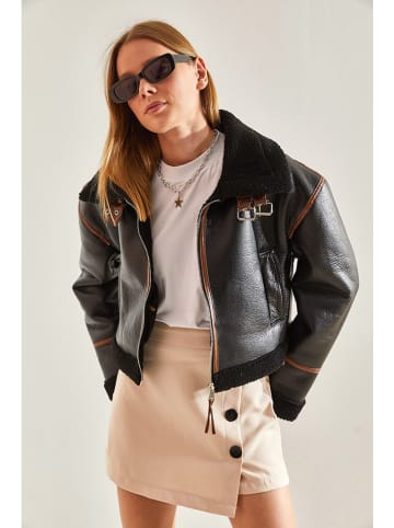 Bianco Lucci Übergangsjacke in Schwarz