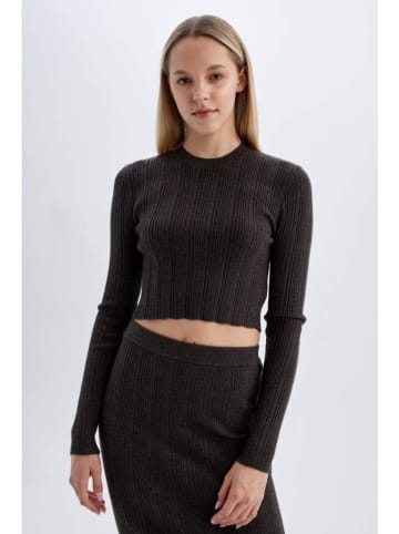 DeFacto Sweter w kolorze antracytowym