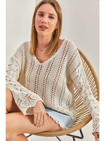 Bianco Lucci Pullover in Beige