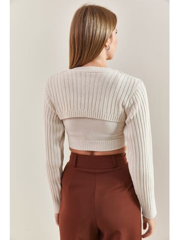 Bianco Lucci Pullover in Beige