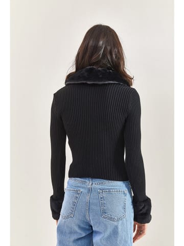 Bianco Lucci Pullover in Schwarz
