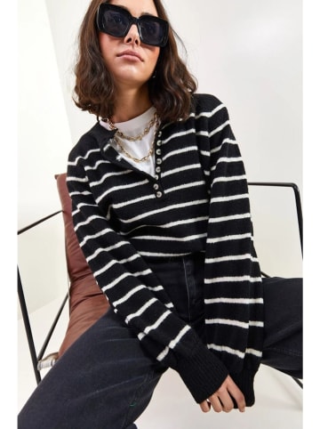 Happiness Istanbul Sweter w kolorze czarnym