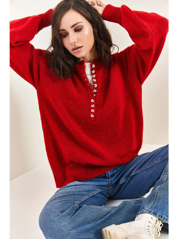 Bianco Lucci Pullover in Rot
