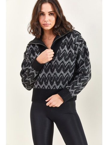 Bianco Lucci Pullover in Schwarz