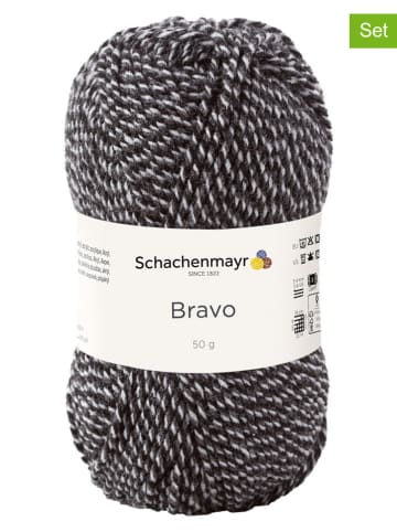 Schachenmayr since 1822 20-delige set: synthetische garen "Bravo Color" zwart/wit - 20x 50 g