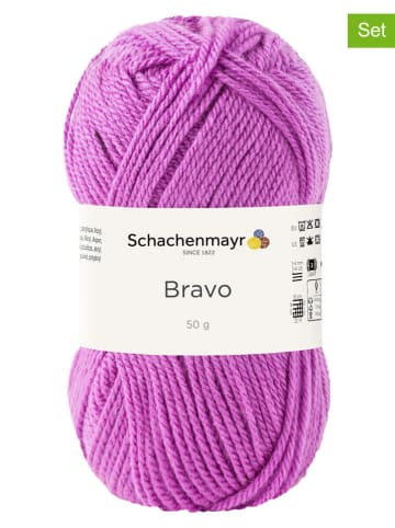 Schachenmayr since 1822 20er-Set: Kunstfasergarne ''Bravo Color'' in Lila - 20 x 50 g