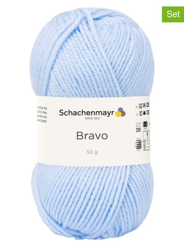 Schachenmayr since 1822 20er-Set: Kunstfasergarne ''Bravo Color'' in Hellblau - 20 x 50 g