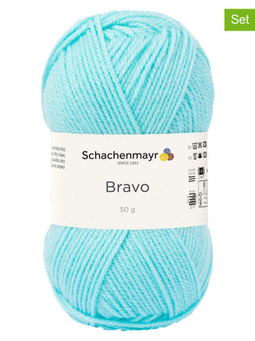 Schachenmayr since 1822 20er-Set: Kunstfasergarne ''Bravo Color'' in Hellblau - 20 x 50 g