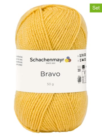 Schachenmayr since 1822 20er-Set: Kunstfasergarne ''Bravo Color'' in Gelb - 20 x 50 g