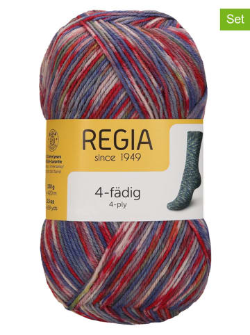 Regia Mieszana przędza wełniana (10 szt.) w różnych kolorach - 10 x 100 g