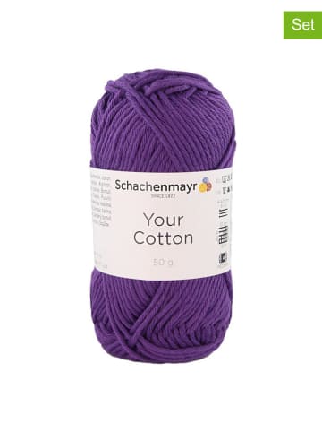 Schachenmayr since 1822 10-delige set: katoenen garen "Your Cotton" paars - 10x 50 g