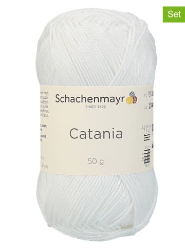 Schachenmayr since 1822 5-delige set: katoenen garen "Catania" wit - 5x 50 g