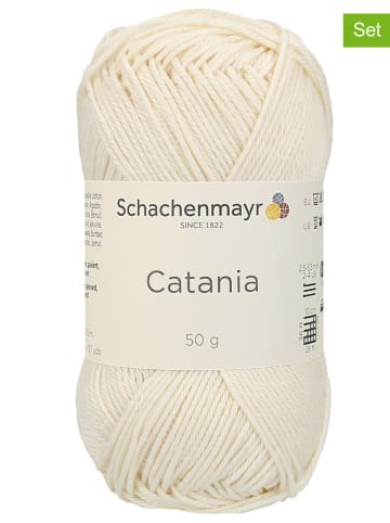 Schachenmayr since 1822 5-delige set: katoenen garen "Catania" crème - 5x 50 g