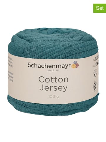 Schachenmayr since 1822 9-delige set: katoenen mixgaren "Cotton Jersey'' turquoise - 9x 100 g