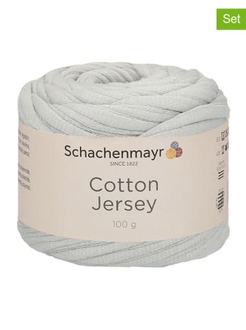 Schachenmayr since 1822 Mieszana przędza bawełniana (9 szt.) w kolorze jasnoszarym - 9 x 100 g
