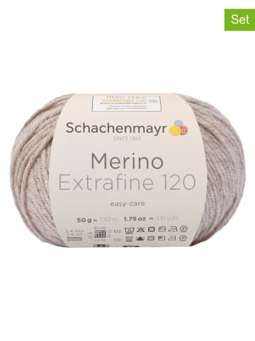 Schachenmayr since 1822 10er-Set: Wollgarne ''Merino Extrafine 120'' in Natur - 10x50 g
