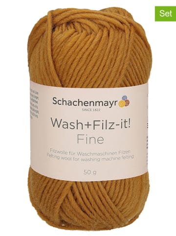 Schachenmayr since 1822 10-delige set: wollen garen "Fine" geel - 10x 50 g