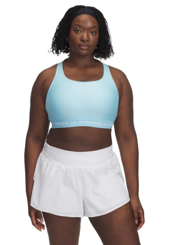 Under Armour Biustonosz sportowy w kolorze błękitnym