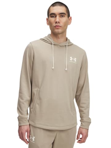 Under Armour Functionele hoodie beige