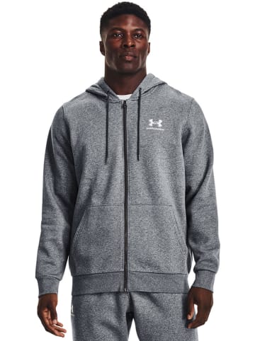 Under Armour Sweatjacke in Grau