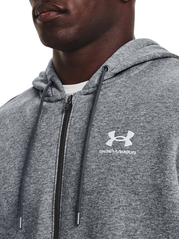Under Armour Sweatjacke in Grau